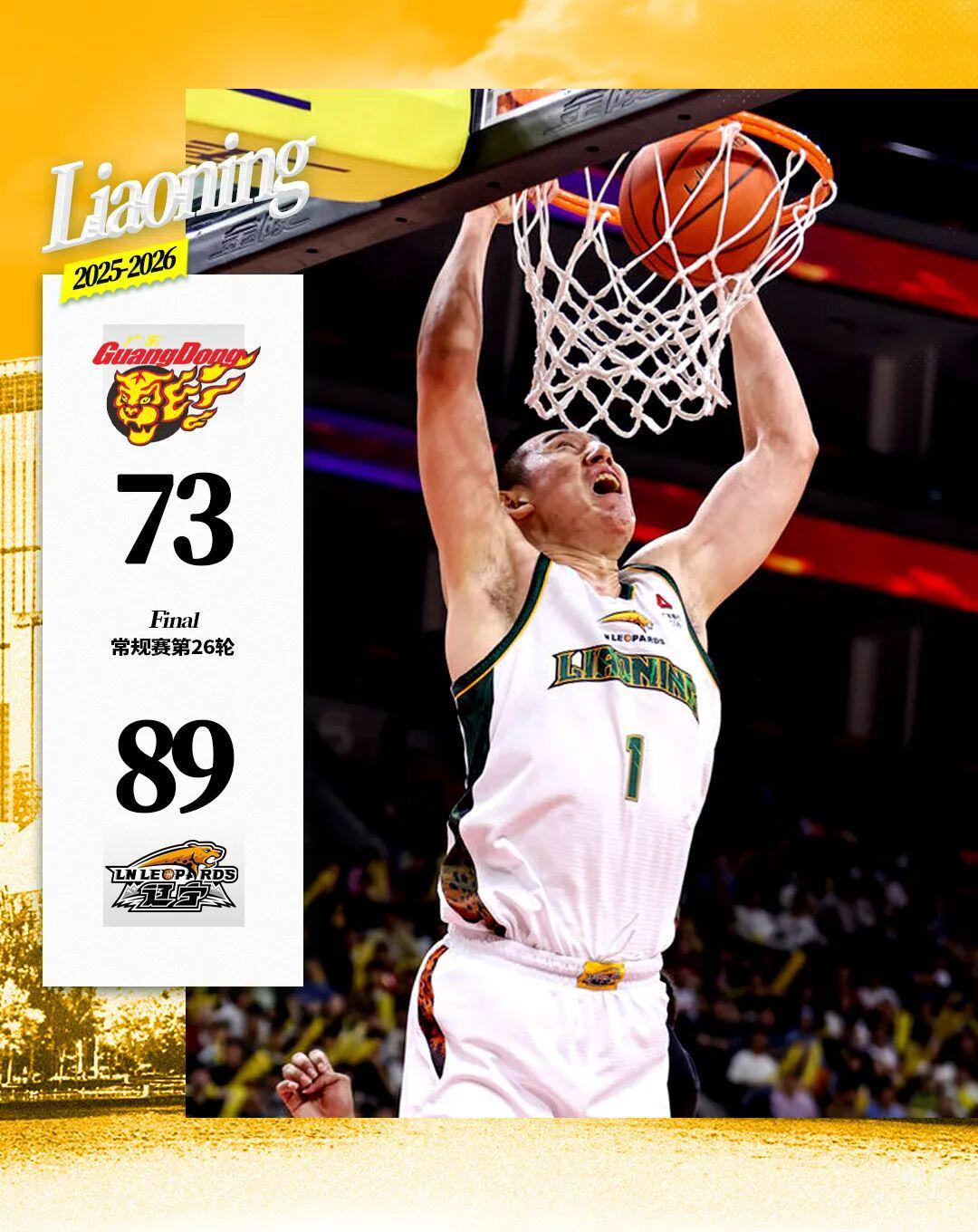 半岛体育app-付豪26分9板 鄢手骐17分 莫兰德21板6助攻 辽宁本钢客场89：73战胜深圳马可波罗